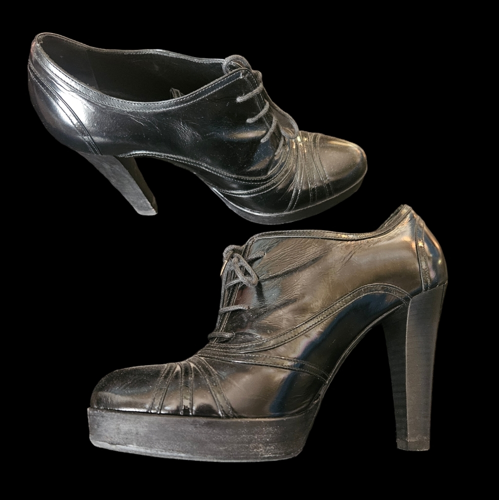 Fendi Lace-up Booties